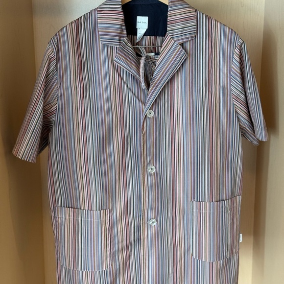 Paul Smith Multicolor Striped Short-Sleeve Pyjama Short Set - Picture 2 of 7